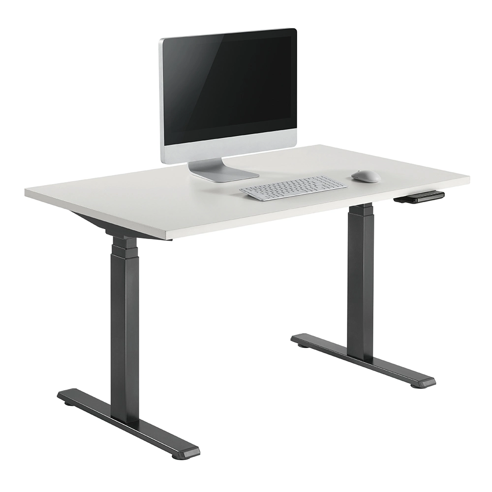 High Quality OEM ODM Modern Ergonomic Fashion Home Office Furniture 3 Stage Dual Motor Electric Stand up Computer Laptop Study Height Adjustable Standing Table