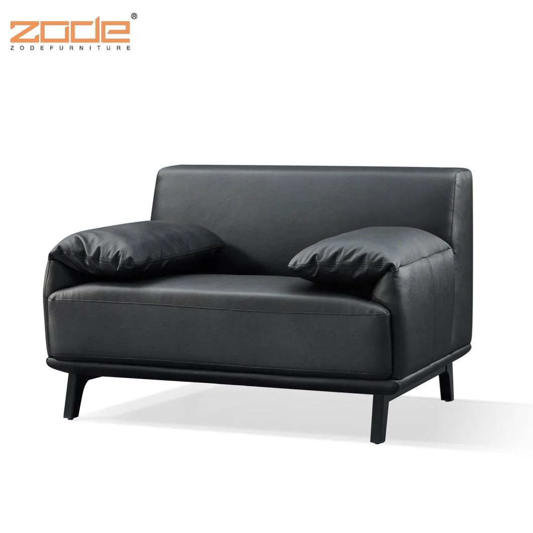 Modern Home/Living Room/Office Furniture 3 Seat Black Sofa Fabric Leisure Couch Singapore Leather Sofa