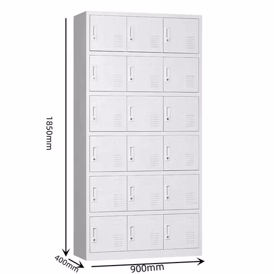 Cartmay Lockers Metal Steel Smart Lock Gym Storage Password Filing