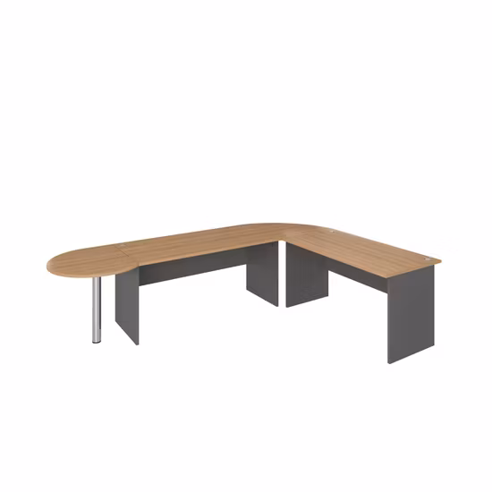 Factory Wholesale Classic Cherry Wooden Staff Computer Study Office Table