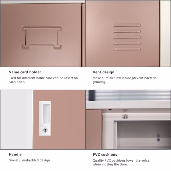 Cartmay Lockers Metal Steel Smart Lock Gym Storage Password Filing